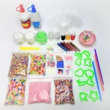 DIY Slime Kit набор 71 предмет 2 клея 3 базы для слайма